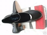 550 capezio black ladies character shoes us 6 uk 4 medium