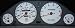 Lockwood Bmw 3 Series E30 Dial Kit (83-90, Without Economy Dial) - 400F/G2 White Replacement Dials