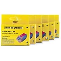 6-Pk Compatible 3B+3C Printer Ink Cartridges BCI-11 for CANON BJC-50/55/70/85/BN700C