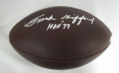 Frank Gifford Signed Ball - with