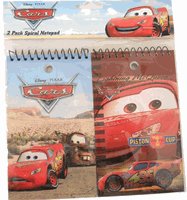 Disney Pixar Cars School Supplies : Lightning McQueen Notepad / Memo Pad (2-pc)