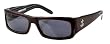 Tres Noir Burgundy Horn VENGEANCE Sunglasses w/ Smoke Lens