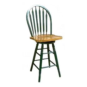 Click here to buy Arrowback24 inch Bar Stool - Green Natural by Target Marketing Systems, Inc.