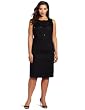 Calvin Klein Womens Plus-size Studded Sheath Dress