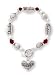Teacher Silver & Crystal Expressively Yours Bracelet
