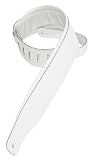 Levy's Leathers Garment Leather Strap with Foam Pad,White