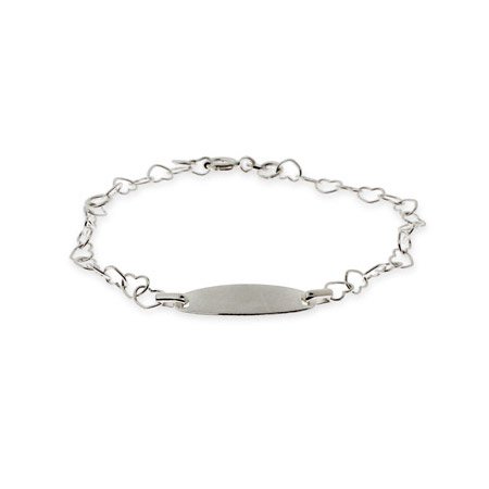 Eve's Addiction Kids Heart Link ID Bracelet