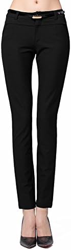Women's Relaxed Fit and Soft Comfortable Ankle Leggings (XXS, Black)