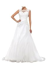 Natural   Waistline Organza  Illusion Lace Applique  Ball Gown  Dress