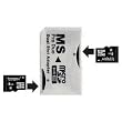TOPRAM 16GB 16G 8GB x2 microSD microSDHC Card Class 6 with Memory Stick Pro Duo Adapter - 8GTFC6x2_CR5400ADP