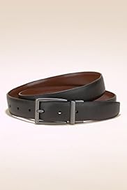 Leather Coated Rectangular Buckle Belt