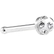 2.5mm Dome Clear Ferido Crystal Nose Bone