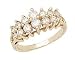 Jewelry : Fourteen-Stone Diamond Ring