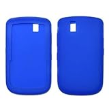 Blue Soft Silicone Gel Skin Cover Case for Blackberry Tour 9630