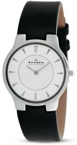 Skagen Ultra Slim Leather Mens Watch 433LSLB1