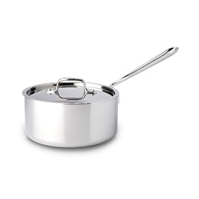 Buy All Clad Stainless Steel 3-Quart Sauce Pan with Lid now!