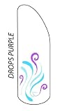 Leifheit - Bügeltischbezug Dressfix, 140x40cm, Drops Purple (weiß)