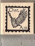 Owl Mail Faux Post Rubber Stamp Wood Mounted 31ztpNWw9OL. SL160 Owl Mail Faux Post Rubber Stamp Wood Mounted