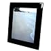 Black Bevelled Glass Photo Frame (28cm x 33cm(Photo size 26cm(10) x 20cm(8))