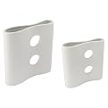 Double Hole Vase Collection - White