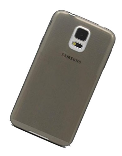 Dynamics Ultra Thin Transparent Crystal Clear Soft Gel Case for Samsung Galaxy Note 4 Fitted Case with Screen Protector & Cleaning Cloth (Grey + Clear)