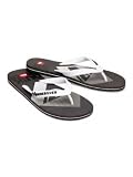 QUIKSILVER MOLOKAI ART SERIES GREY/BLACK/WHITE MENS THONG Size 7M