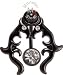 Black Titanium Tribal Belly Button Ring Shield Navel CL