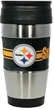 Pittsburgh Steelers Textured Travel Tumbler