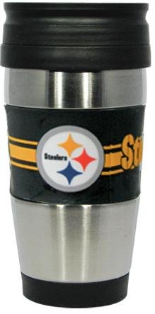 Pittsburgh Steelers Textured Travel Tumbler