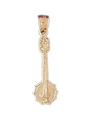 CleverEves 14k Gold Charm Musical Instruments 1.4 - Gram(s)