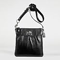AUTHENTIC COACH MADISON LEATHER CROSSBODY MESSENGER BAG 41980 (Black)