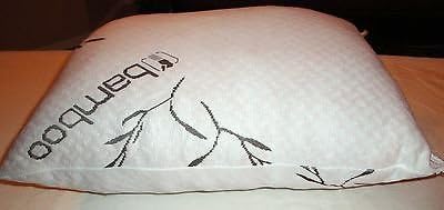 Bamboo Travel Size Shredded Memory Foam Pillow, Washable, Hypoallergenic