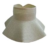 Ivory Color Handwoven Straw Mesh Packable Swinger Hat 31zuKEAOf4L. SL160 Ivory Color Handwoven Straw Mesh Packable Swinger Hat