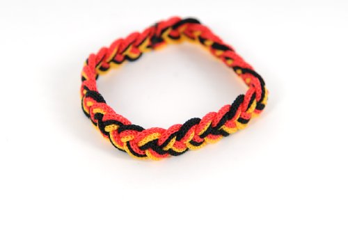 Armband Deutschland geflochten
