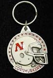 Nebraska Cornhuskers Team Logo Key Ring (Set of 2)