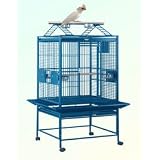 24 X 22 X 68 Wrought Iron Play Top Bird Cage