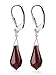SCER361 Teardrop Garnet Genuine Crystals .925 title=