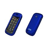 EMPIRE Blue Rubberized Snap-On Cover Case for Samsung Eternity 2 A597