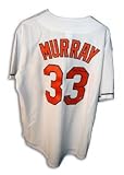 Eddie Murray Signed Baltimore Orioles White Majestic Jersey