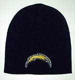 San Diego Chargers NFL Black Knit Beanie Hat