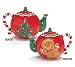 Gingerbread Man Teapot With Christmas Tree Adorable Holiday Teapot For Festive Teas