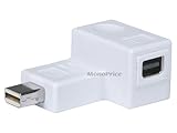 Mini DisplayPort Port Saver(Male to Female)- 90 Degree