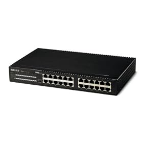 BUFFALO ���C���[2 �m���E�C���e���W�F���gGiga�X�C�b�`24�|�[�g BS-G2124U