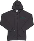 NCAA Oregon Ducks Antigua Ladies Black Front Zip Fleece Hoody