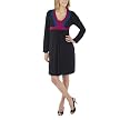 Merona&reg; Color Block Dress - Ebony/Berry/Sapphire