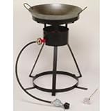 King Kooker 24WC Heavy-Duty 24 inch Portable Propane Outdoor Cooker with 18 inch Steel Wok