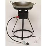 King Kooker 24WC Heavy-Duty 24-Inch Portable Propane Outdoor Cooker with 18-Inch Steel Wok