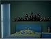Glow-In-The-Dark City Image Design PVC Wall Decal Stickers (120 x 30 cm)