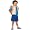 Nick Jr. Dora The Explorer Child's Diego Costume with Backpack, Medium