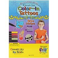 Creativity For Kids Activity Kit: Fresh Ink Color-In Tattoos (Boy)